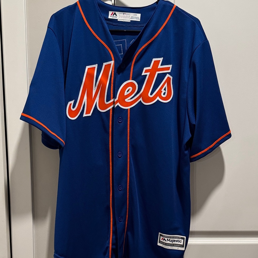 Cespedes Mets Jersey Size Large Post Season